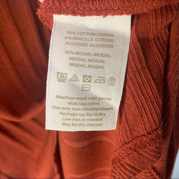 Free People Ribbed Faye Tank Cotton/Modal Blend with Keyhole Front - Picture 7 of 9